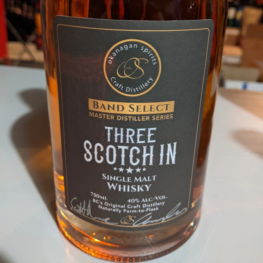 Okanagan Spirits Three Scotch In