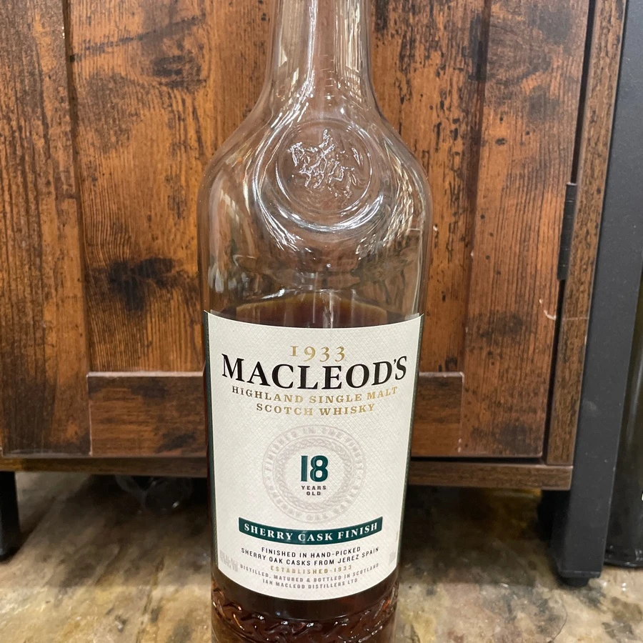 macleod's 18 year sherry cask finish