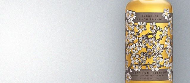Koval Susan for President Barreled Peach Brandy