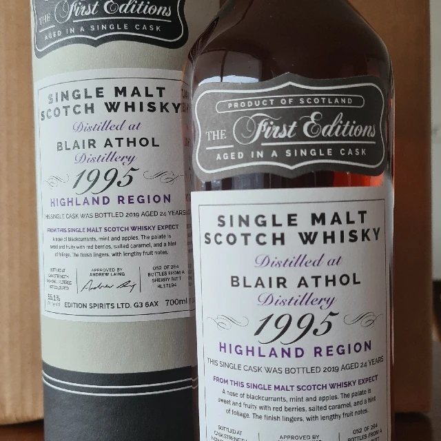Blair Athol 1995 First Editions
