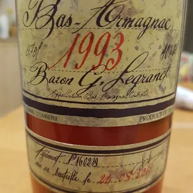 Baron g. Legrand bas armagnac 1993