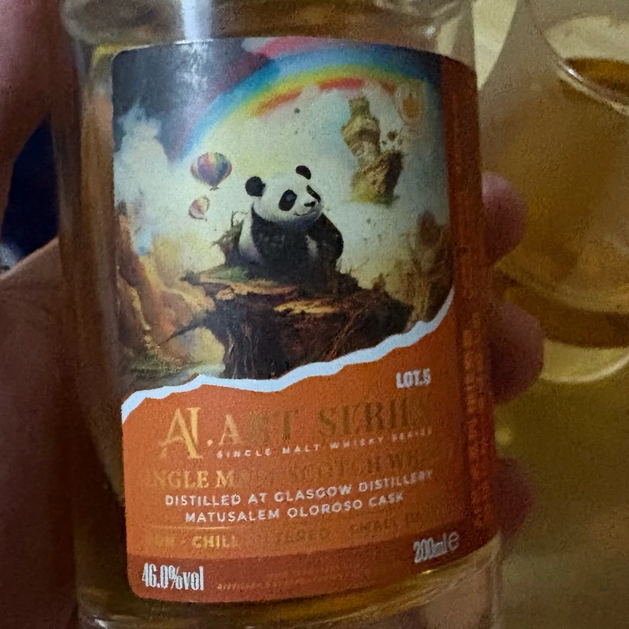 Glasgow Distillery Single Malt Whisky (Matusalem Oloroso Cask) 
AI ART SERIES
