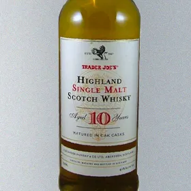 Trader Joe's 10 Year Highland Single Malt Scotch Whisky