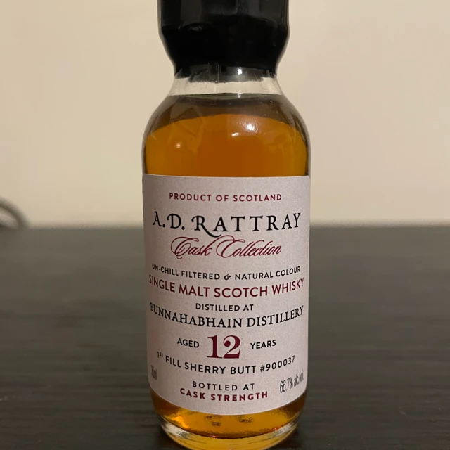 A.D. Rattray Cask Collection Bunnahabhain 12 Year Old Sherry Cask #900037