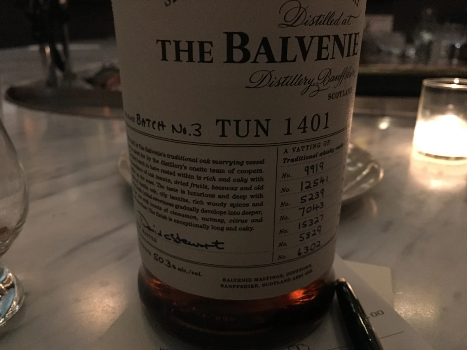 Balvenie Tun 1401 Batch 3
