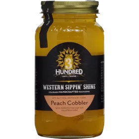 3 Hundred Days Of Shine Peach Cobbler