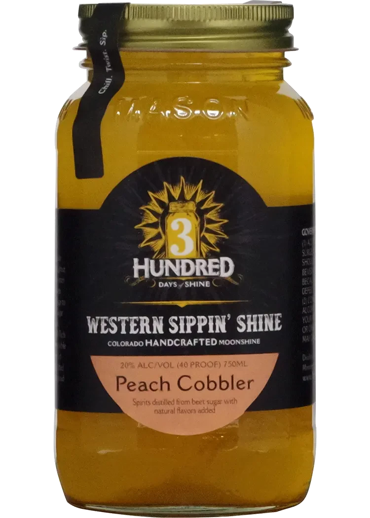 3 Hundred Days Of Shine Peach Cobbler