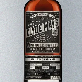 Clyde May's 6 Year Single Barrel Bourbon