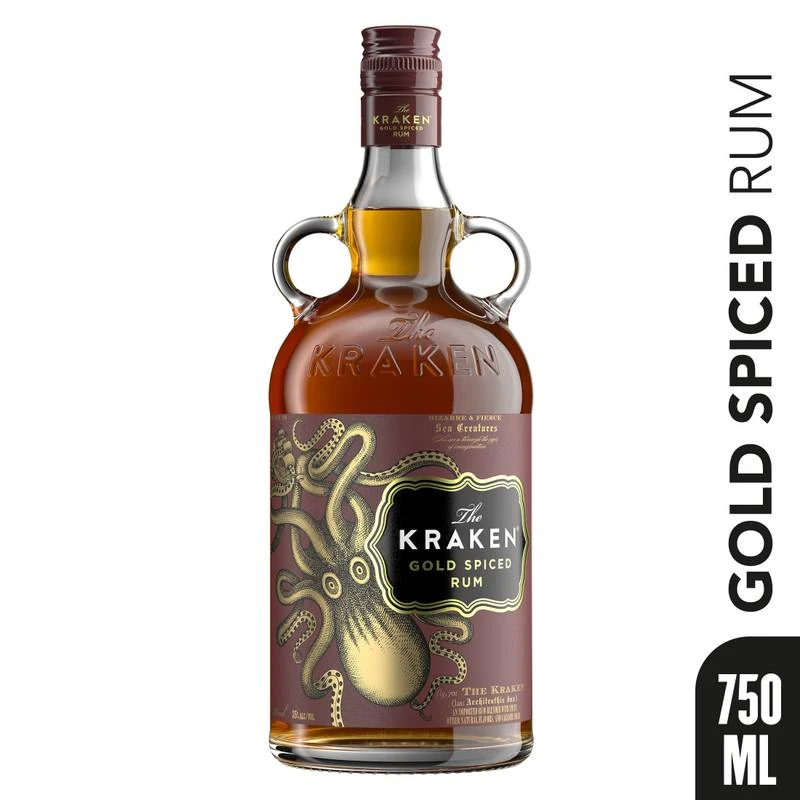 Kraken Gold Spiced Rum 750ml (70 proof)