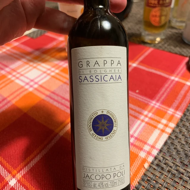 Grappa di Bolgheri Sassicaia