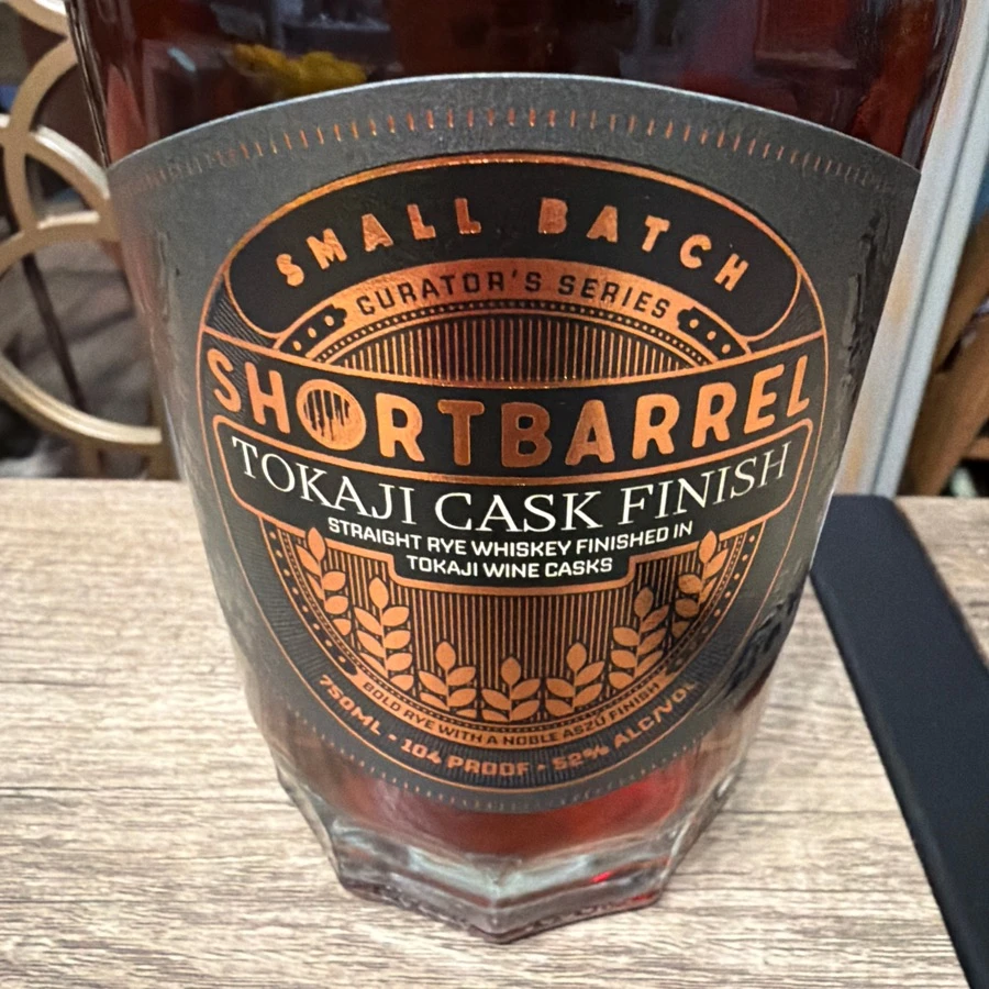 Shortbarrel (Tokaji cask finish) straight rye (curator's series)