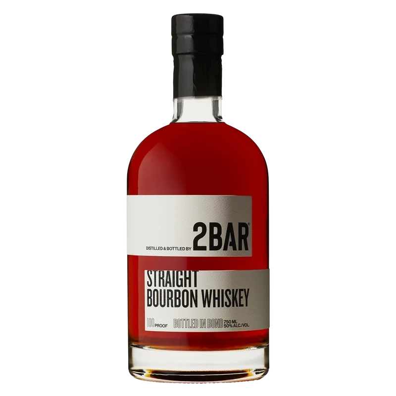 2BAR Straight Bourbon Whiskey BIB 750ml (100 Proof)