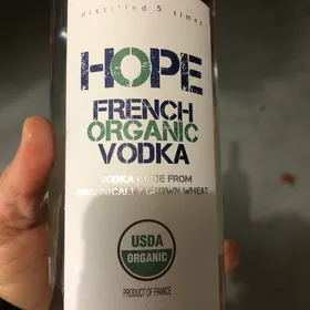 Hope French organic vodka
