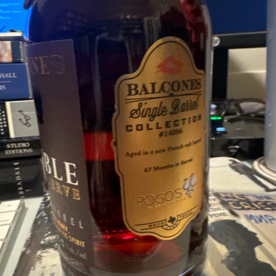 Balcomes Rumble Cask Reserve Single Barrel Pogo's Pick