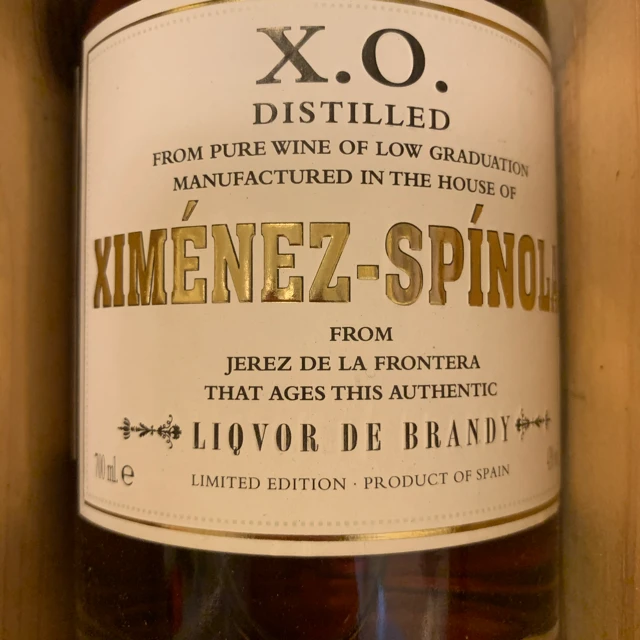 Ximenez Spinola vintage 1948 X.O.