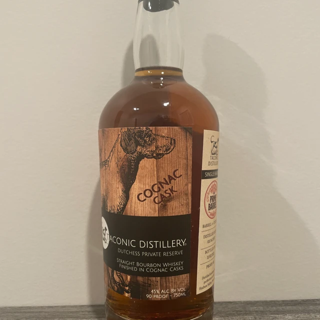 Taconic Distillery Dutchess Private Reserve Straight Bourbon Whiskey Finished in Cognac Casks - Single Barrel (The Prime Barrel)