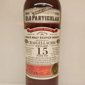 2006 Craigellachie 15 Year Old "Old Particular" K&L Exclusive Cask Strength Single Sherry Butt Speyside Single Malt Scotch Whisky