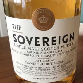 Clynelish 21 Yr (Sovereign Wax Top) Single Barrel Cask Strength