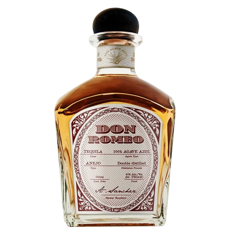 Don Romeo Anejo Tequila 750ml (80 Proof)