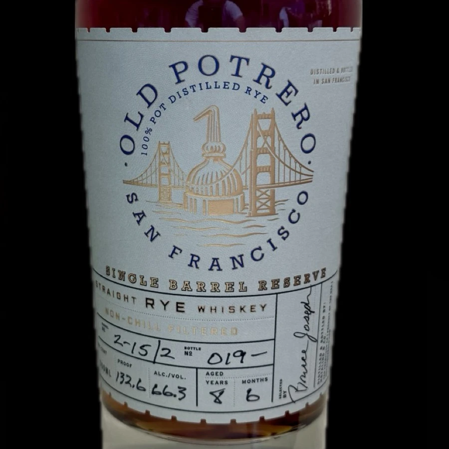 Old Potrero Single Barrel Reserve Straigh Rye Whiskey