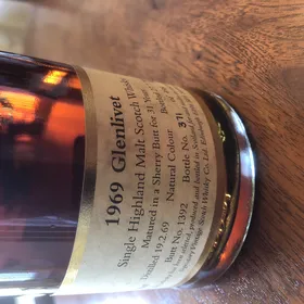 Glenlivet 1969 31 Year Cask #1392 (Signatory)