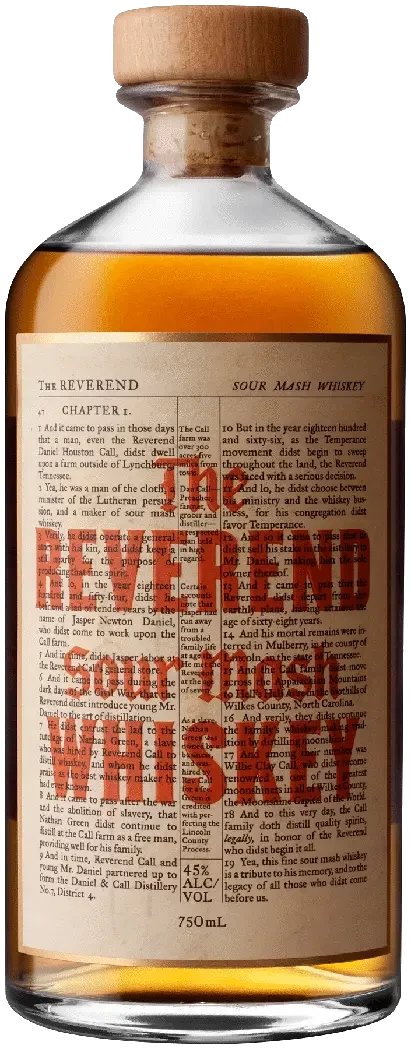 The Reverend Sour Mash Whiskey