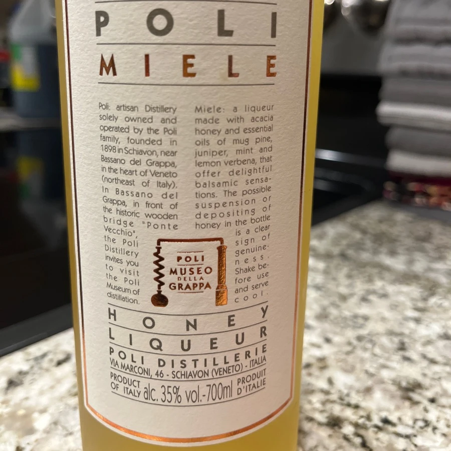 Poli Miele Honey Liqueur