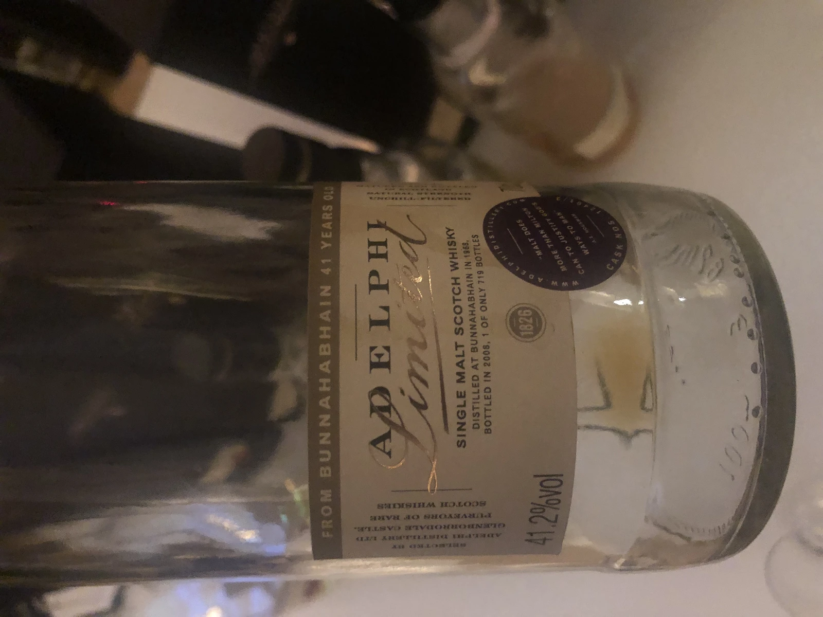 Bunnahabhain 1968 41 Year (Adelphi)