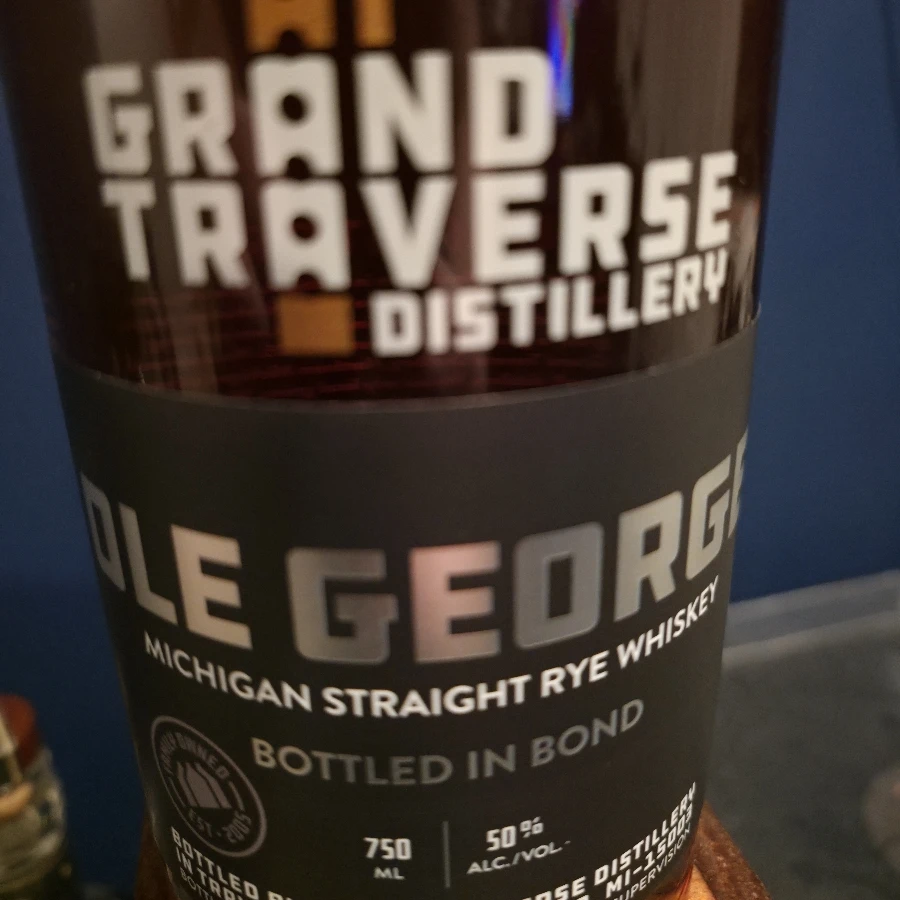 ole george michigan straight rye whiskey