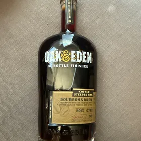 Oak & Eden In-Bottle Finished Coffee Steeped Oak