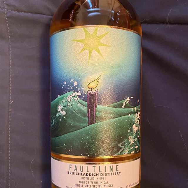 Faultline Bruichladdich Distillery Distilled 1991, Aged 27 Years in Oak