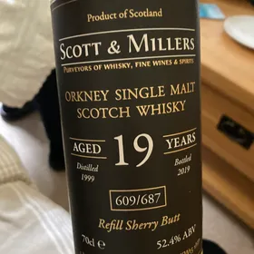 Scott & Miller Orkney 19 year old