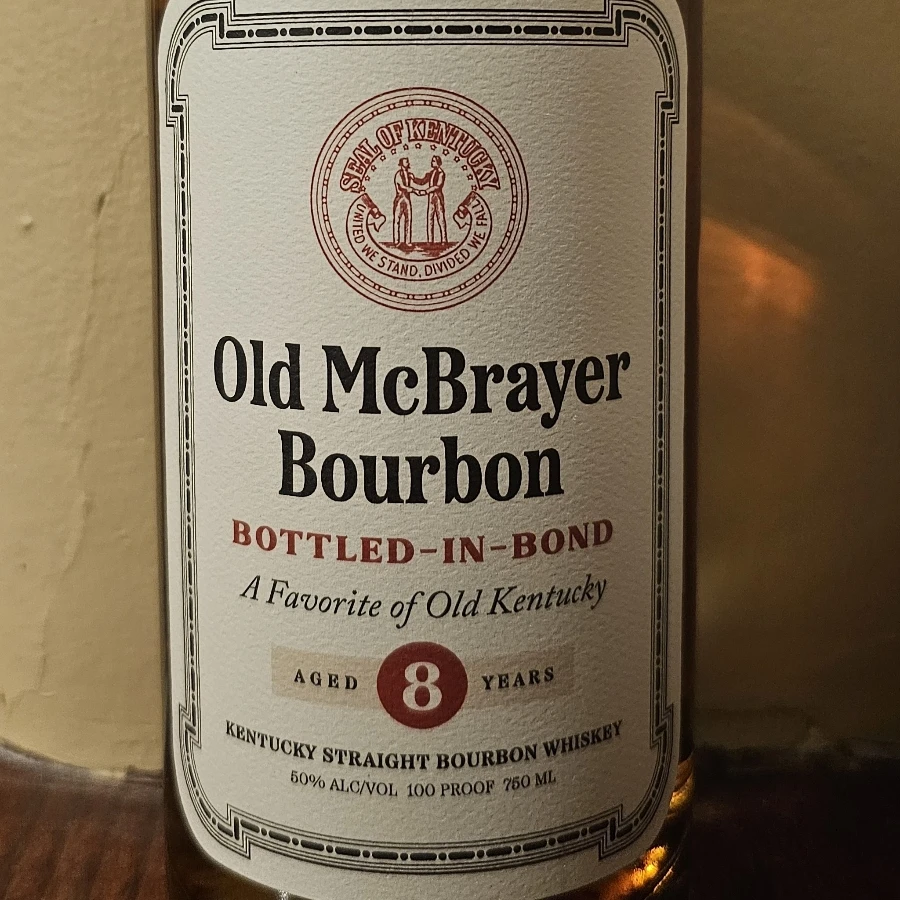 Old McBrayer Bottled-in-Bond 8 Years