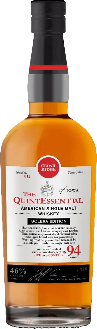 Cedar Ridge The QuintEssential American Single Malt