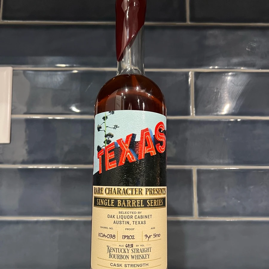 Rare Character Single Barrel Series Selected by Oak Liquor Cabinet KOA-038
