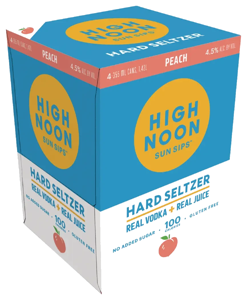 High Noon Vodka & Soda Peach