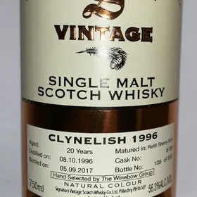 Clynelish 1996 20 Year Cask Strength (Signatory)