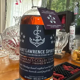 Saint Lawrence Spirits Admiral's Collection finished in wine barrels