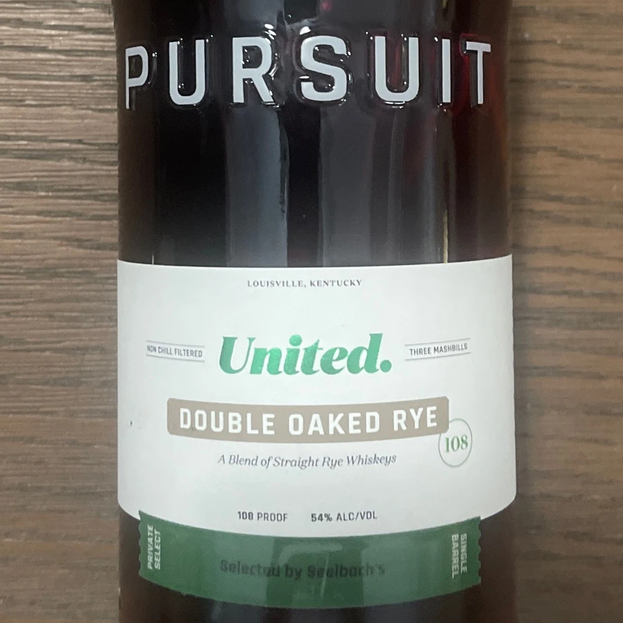 Pursuit United Double Oaked Rye - Selected By Seelbach's