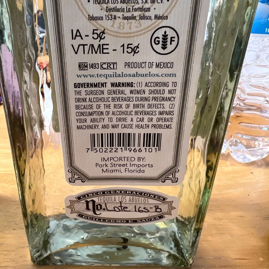Fortaleza Lot 143-B Blanco Tequila