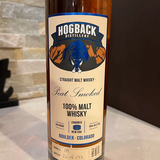 Hogback Peat Smoked Straight Malt Whisky
