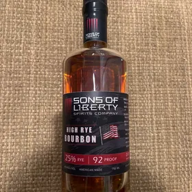 Sons Of Liberty High Rye Bourbon