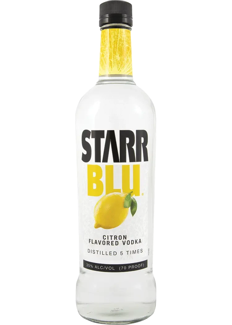 Starr Blu Citron Flavored Vodka