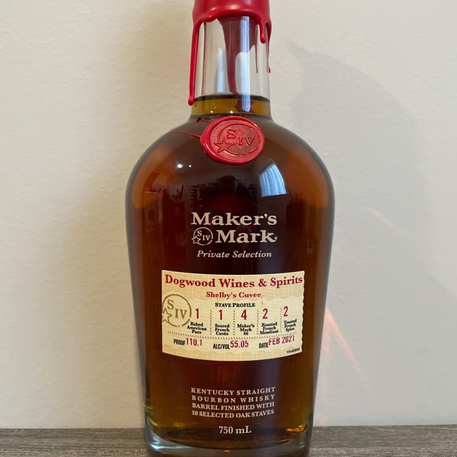Maker's Mark - Private Selection (Dogwood Wines & Spirits, Shelby's Cuvée, Feb 2021)