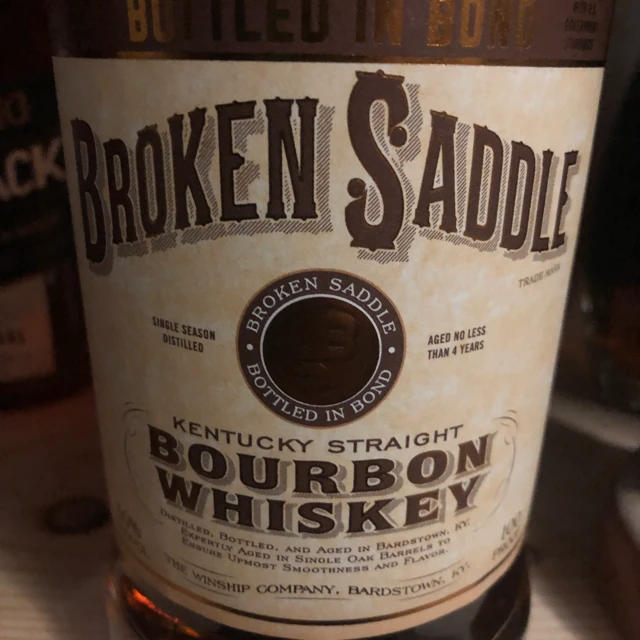 Broken Saddle Bottled in Bond Bourbon