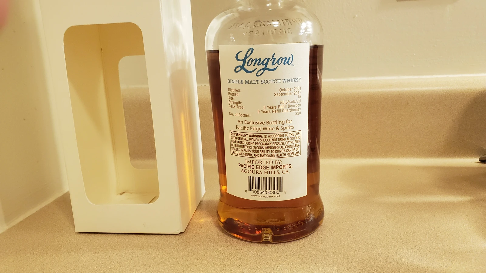 Longrow 15 Year Single Cask Chardonnay Cask
