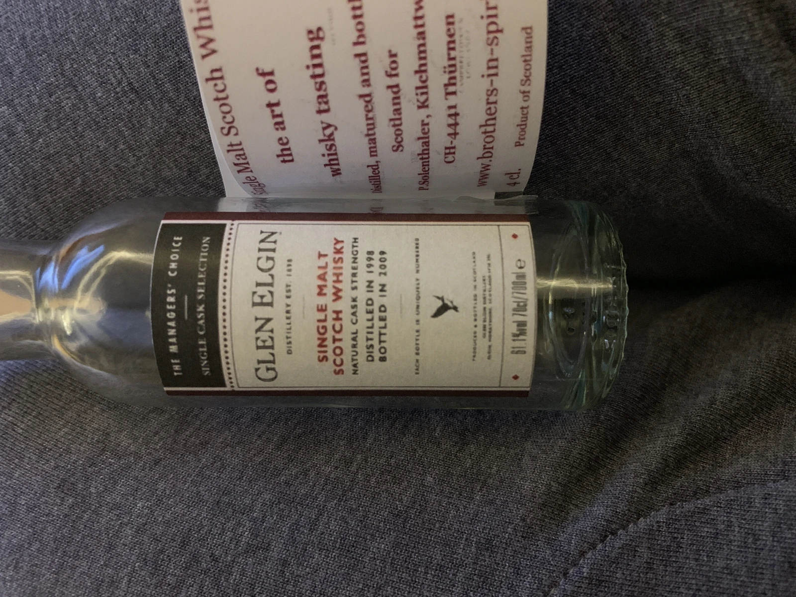 Glen Elgin Manager's Choice 1998