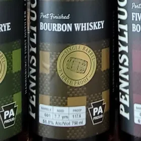 Midstate Distillery Pennsyltucky Port Finished Bourbon Whiskey Single Barrel Barrel Proof