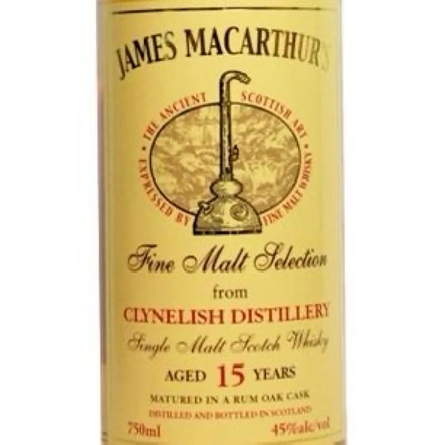 James Macarthur's Clynelish Distillery Aged 15 Years