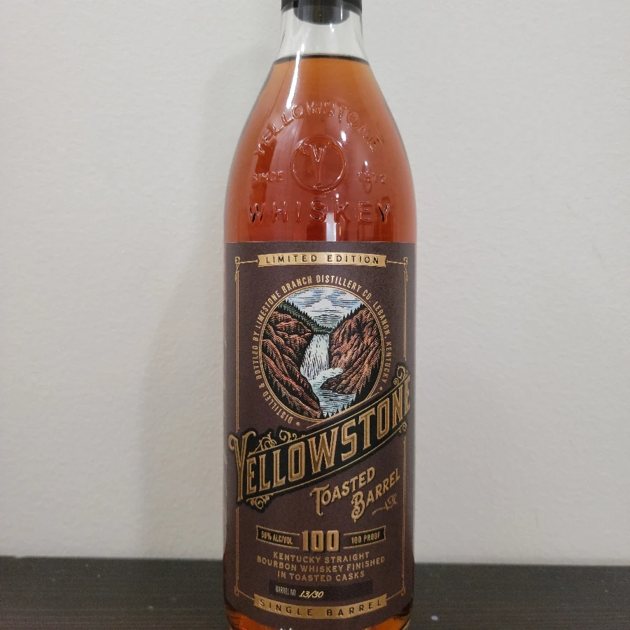 Yellowstone Toasted Barrel Single Barrel Kentucky Straight Bourbon Whiskey Finished In Toasted Casks